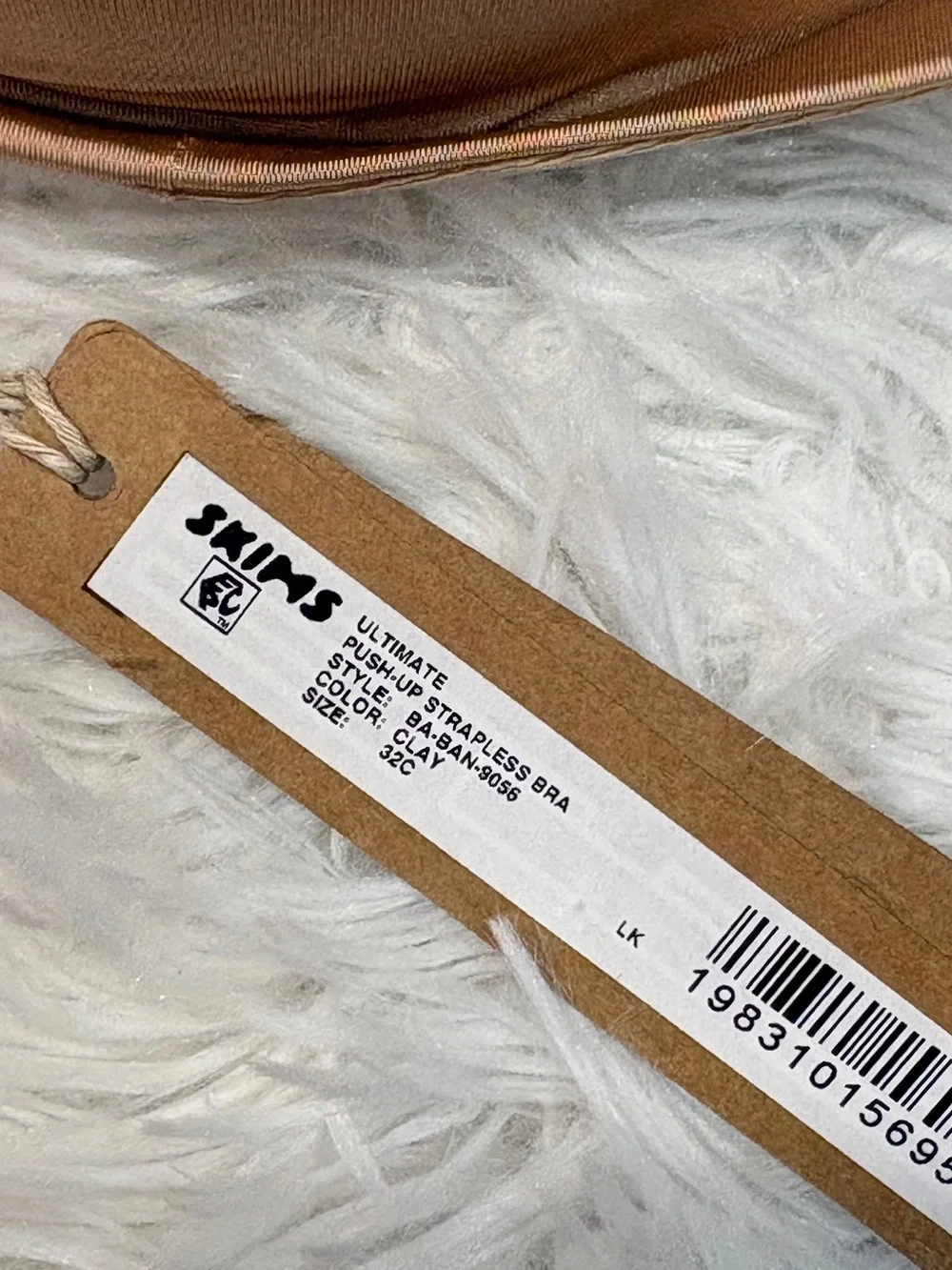 Skims Ultimate Push Up Strapless Bra in Clay - Picture 3 of 4